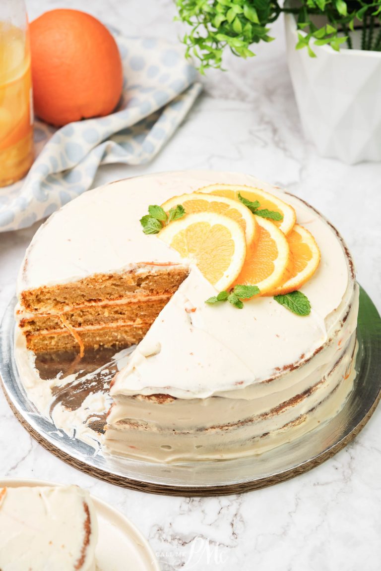 Semi Naked Orange Cake