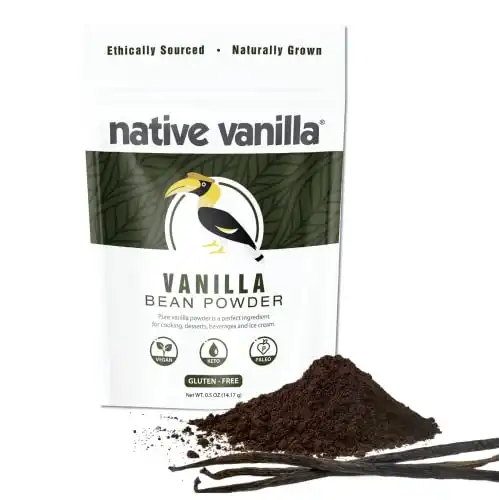 Native Vanilla Powder – Premium Gourmet 100% Pure Ground Vanilla Bean Powder