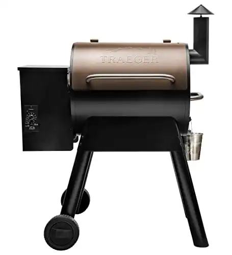 Traeger Grills Pro 575 Electric Wood Pellet Grill and Smoker, Bronze, 572 Square Inches Cook Area, 500 Degree Max Temperature, Meat Probe, 6 in 1 BBQ Grill with WiFi and app connectivity