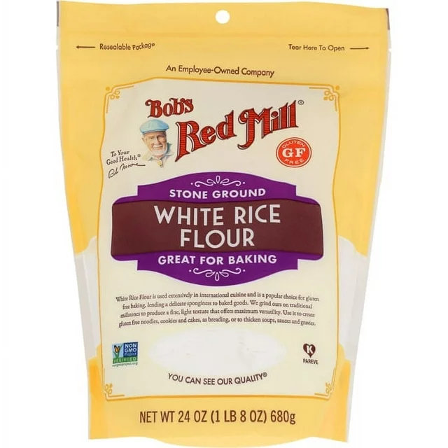 Walmart.com - Bob's Red Mill, Gluten Free White Rice Flour, 24 oz