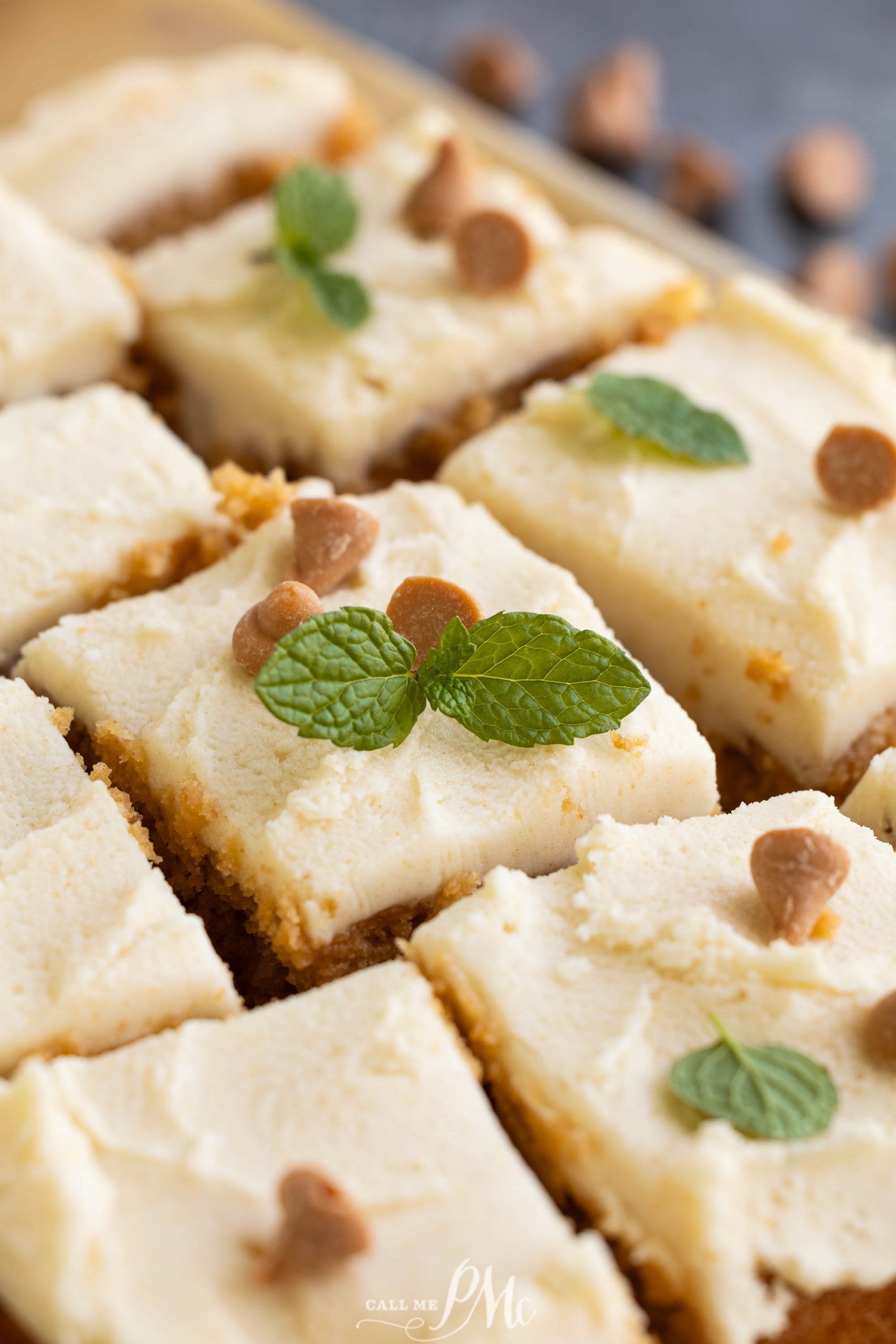 Butterbeer Apple Cakeon a baking sheet.