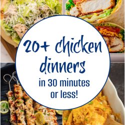 20 chicken dinners in 30 minutes or less.