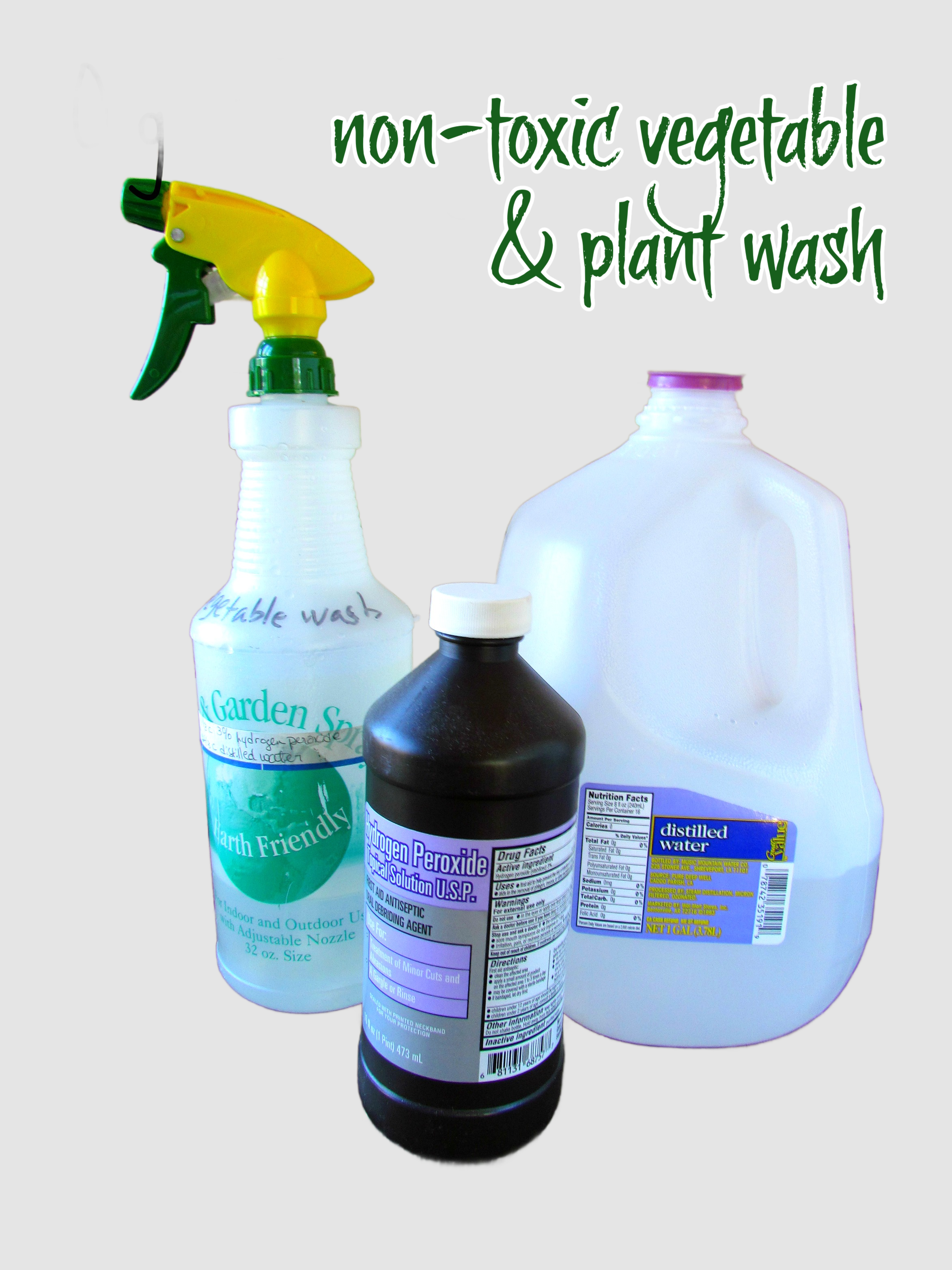 Organic vegetable and plant wash.