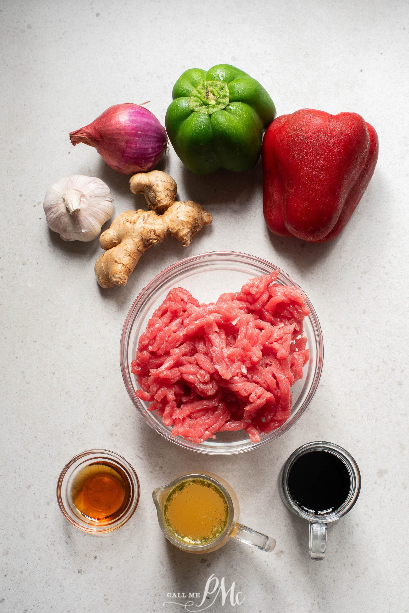 Ginger Ground Beef Stir Fry
