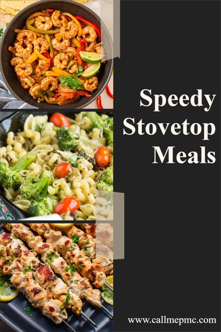 Speed up your cooking with these speedy stovetop meals.