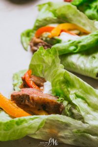 15-Minute Fajita Steak Lettuce Wraps