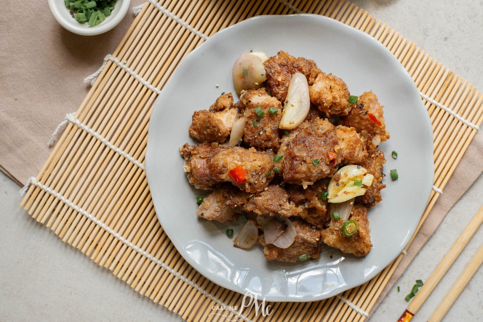Salt and Pepper Pork Chop Bites