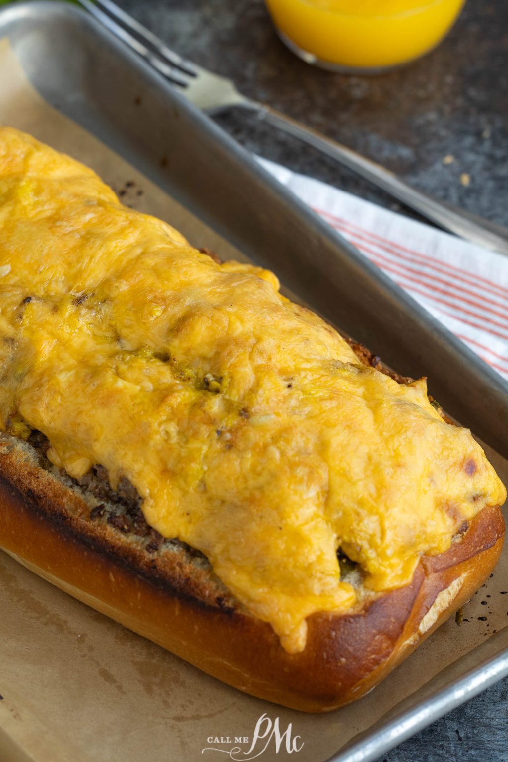 Sausage Stuffed French Bread Boats