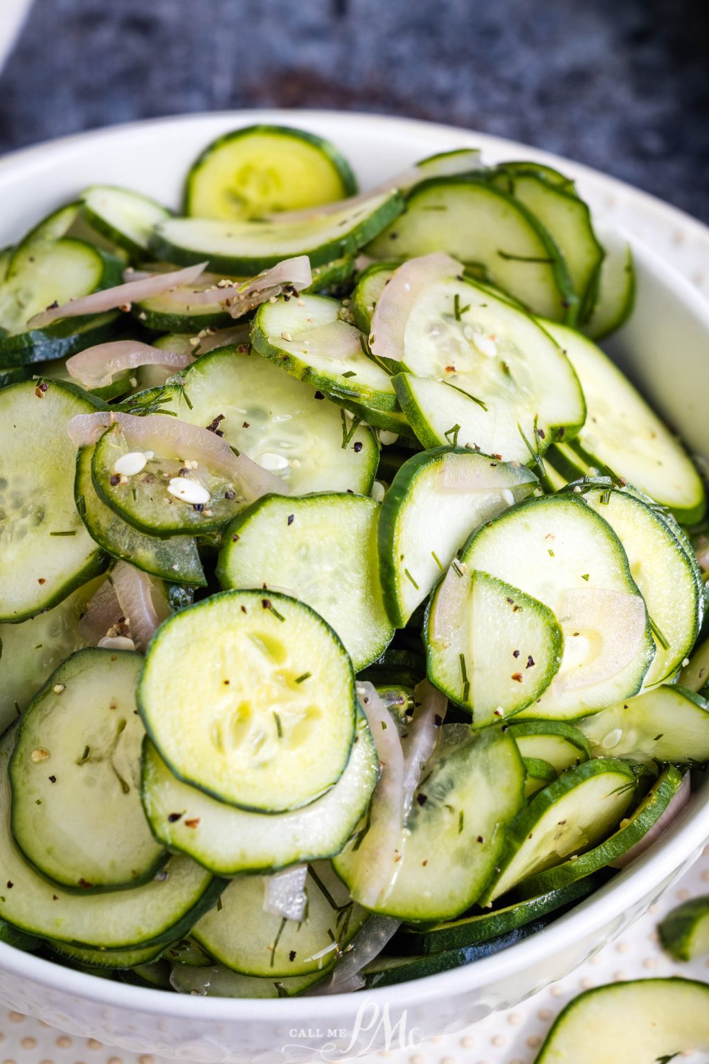Fresh and Tangy Cucumber Salad Recipe